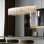 Cadena 47-inch chain tassel dining chandelier in stainless steel
