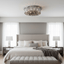 buyGio Smoke Grey Crystal Flush Mount - Morsale