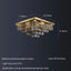 buyGio Smoke Grey Crystal Chandelier - Morsale