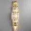 buyGio Crystal Wall Sconce, Chrome & Gold - Morsale