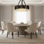 Gio modern crystal chandelier full fixture view