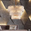 Retford modern chandelier full fixture view