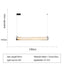 Costa linear suspension chandelier side profile