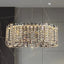 Bacci crystal beaded chandelier with cascading K9 beads