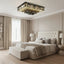 buyGio Large Crystal Flush Mount, 35–47" - Morsale