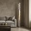 Aurelia crystal tower floor lamp full view
