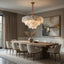 buyNorham Modern Marble Tiered Slice Chandelier - Morsale
