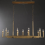 Thadrian Recatangular Chandelier 54”