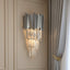 buyGio Crystal & Steel Wall Sconce - Morsale