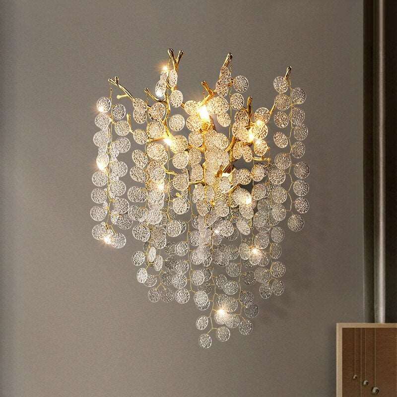buyAlbero Frost Glass Wall Sconce - Morsale Main image