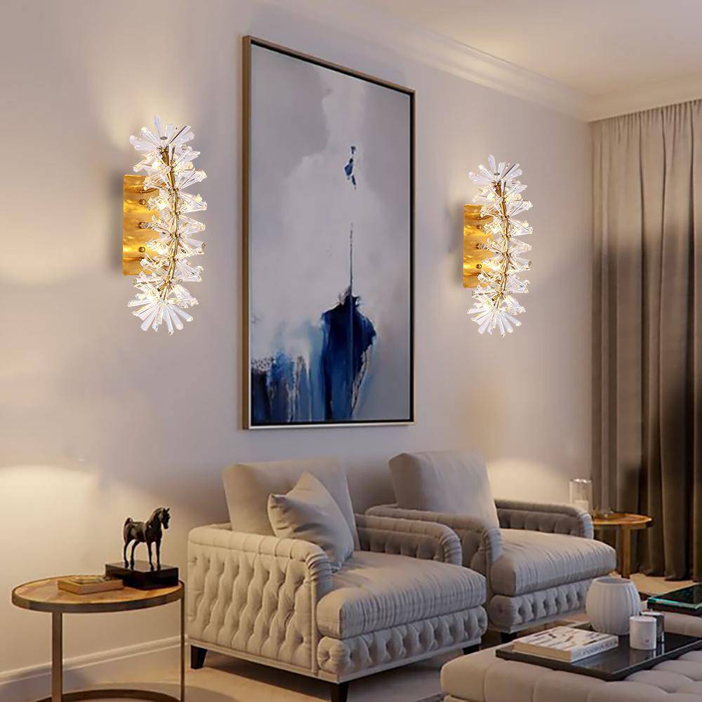 Mira Clear Crystal Wall Sconce Secondary image