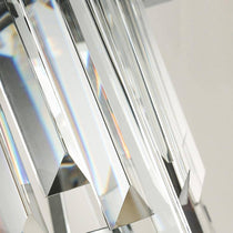 buyGio Crystal & Steel Wall Sconce - Morsale