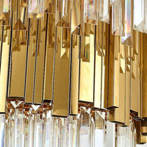 buyGio 4-Tier Flush Mount Crystal Chandelier - Morsale