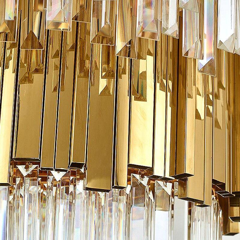 buyGio 4-Tier Flush Mount Crystal Chandelier - Morsale