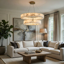 buyStafford Marble & Crystal Chandelier - Morsale