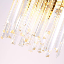buyGio Crystal & Gold Pendant Light - Morsale