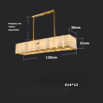 buySolaro Marble Linear Chandelier - Morsale