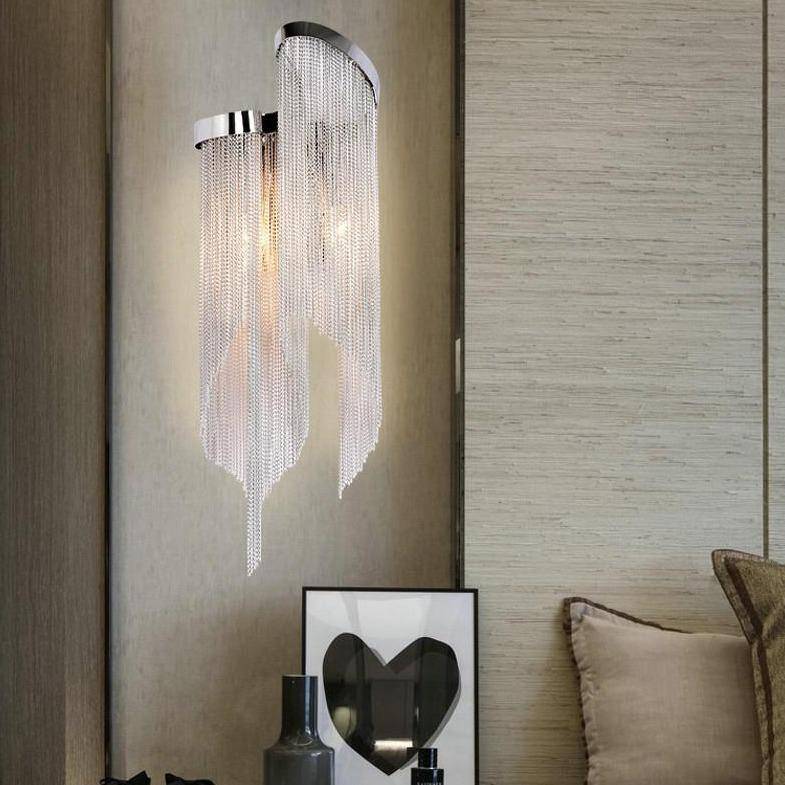 Cadena Chain Tassel Wall Sconce Secondary image