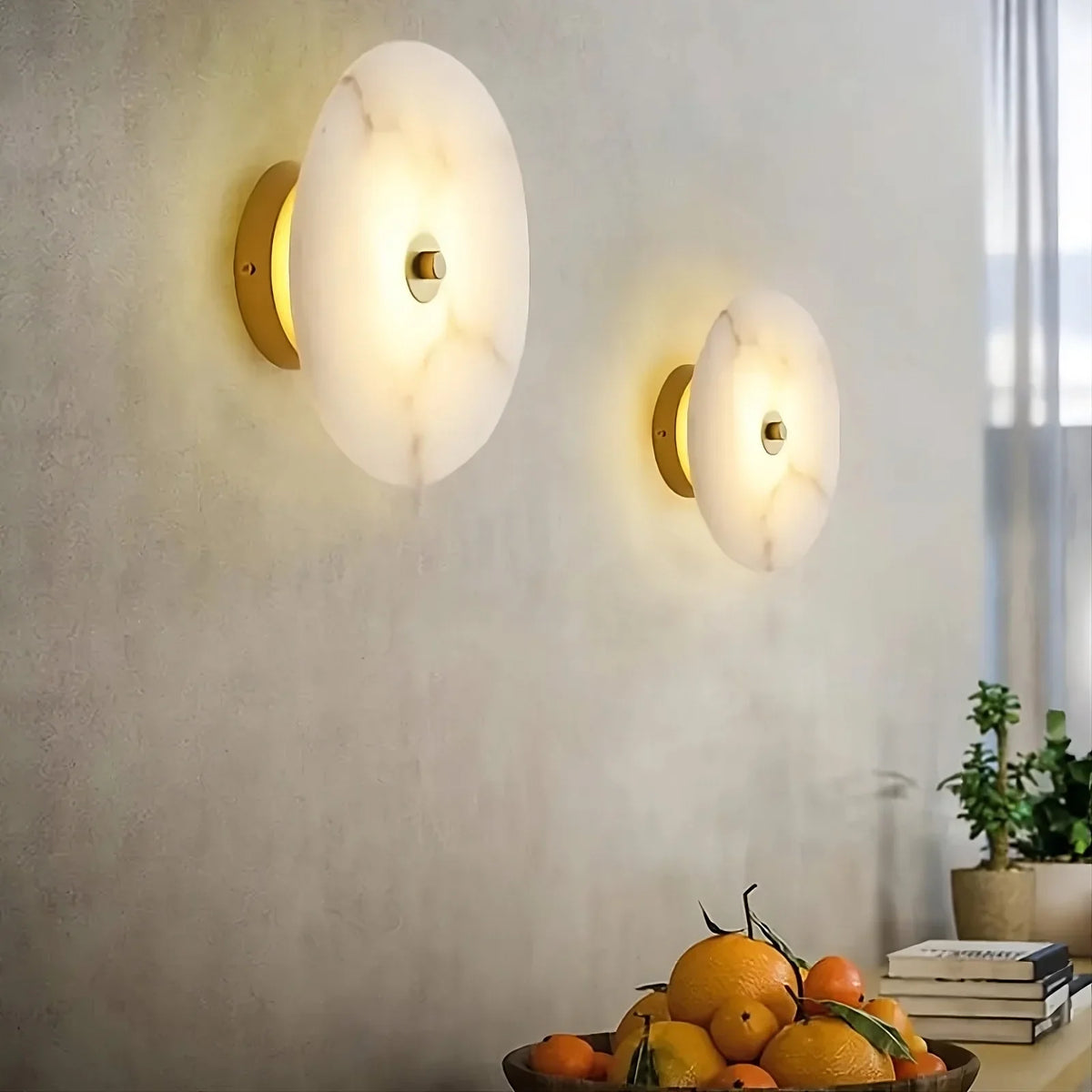 buyMoonshade Marble Wall Sconce - Morsale