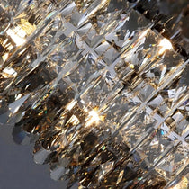 buyGiano Crystal Flush Mount Chandelier - Morsale