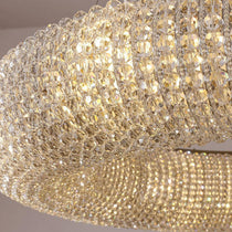 buyLucente Modern Crystal Ring Chandelier - Morsale