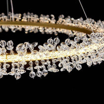 buyCapri 2-Ring Modern Crystal Chandelier - Morsale