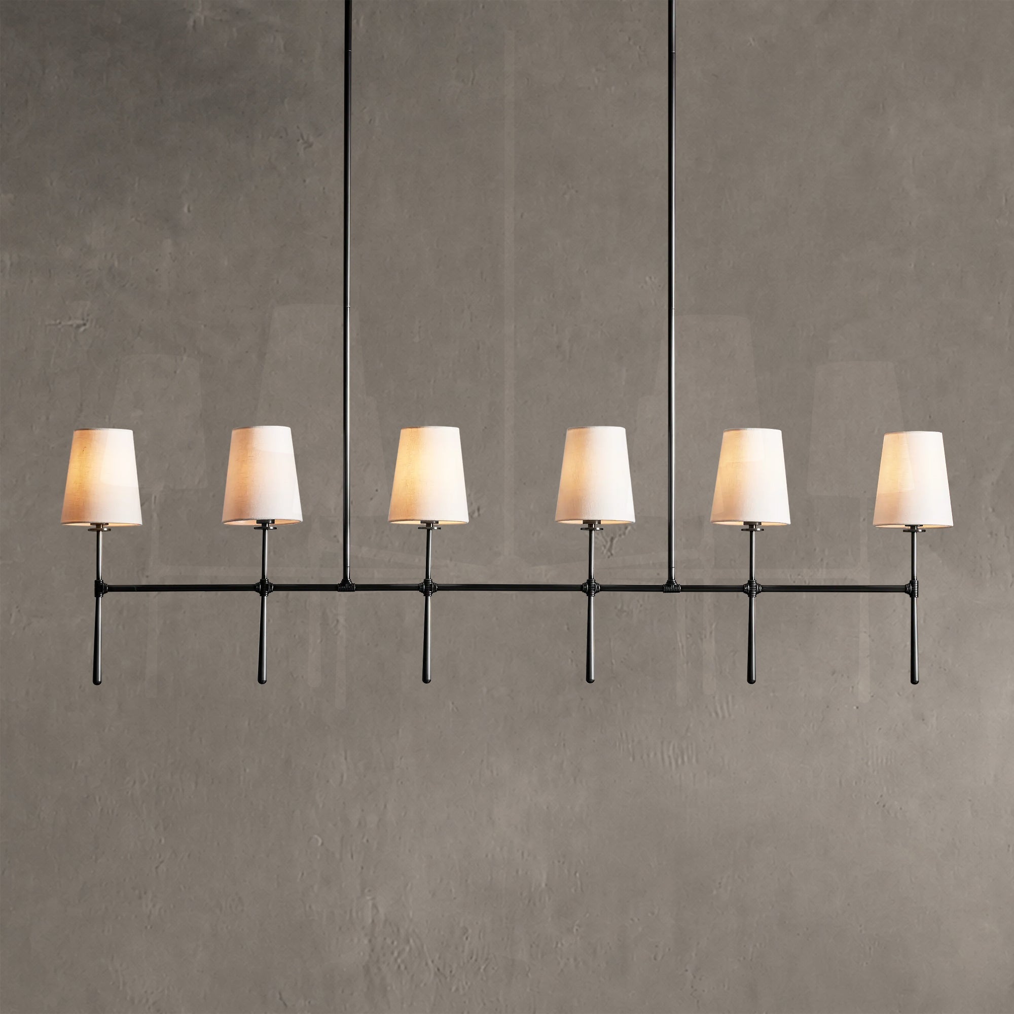 Rhodes Linear Chandelier 5 Light / 6 Light Secondary image