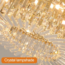 buyGio Crystal Flush Mount Chandelier - Morsale