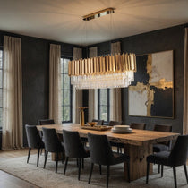 buyGio Gold Crystal Dining Room Chandelier - Morsale