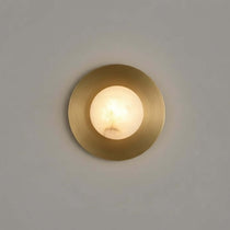 Calla marble sconce side profile