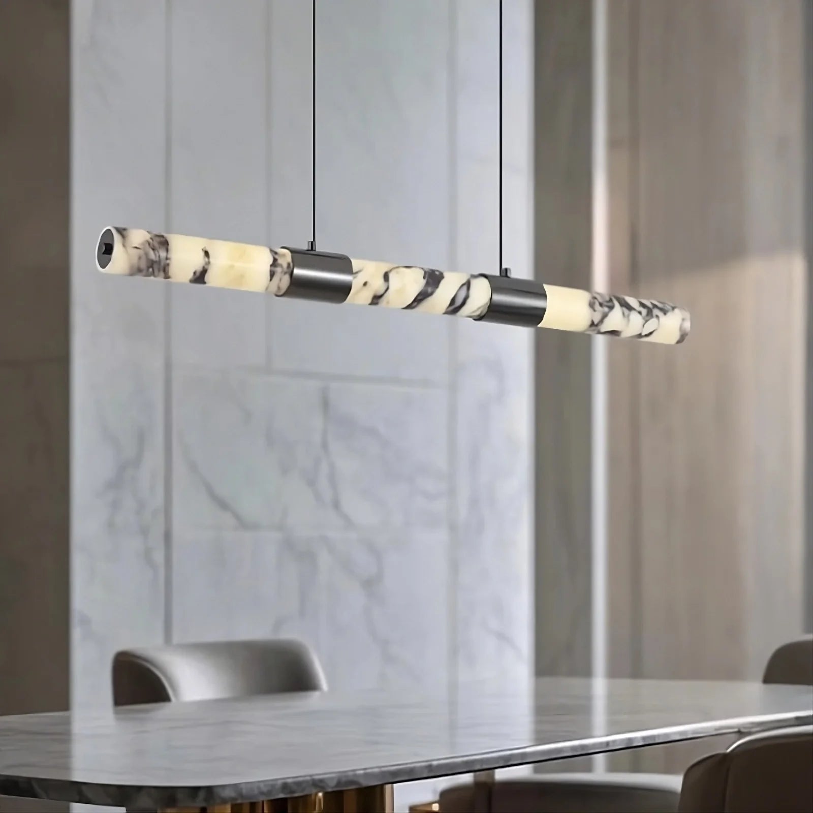 Warner Marble Linear Suspension Light Secondary image