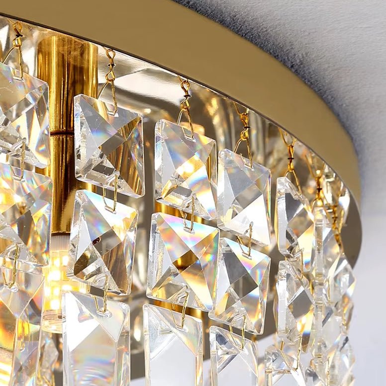 buyGio Crystal Flush Mount Chandelier - Morsale
