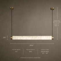 buyLunara Marble Linear Pendant - Morsale