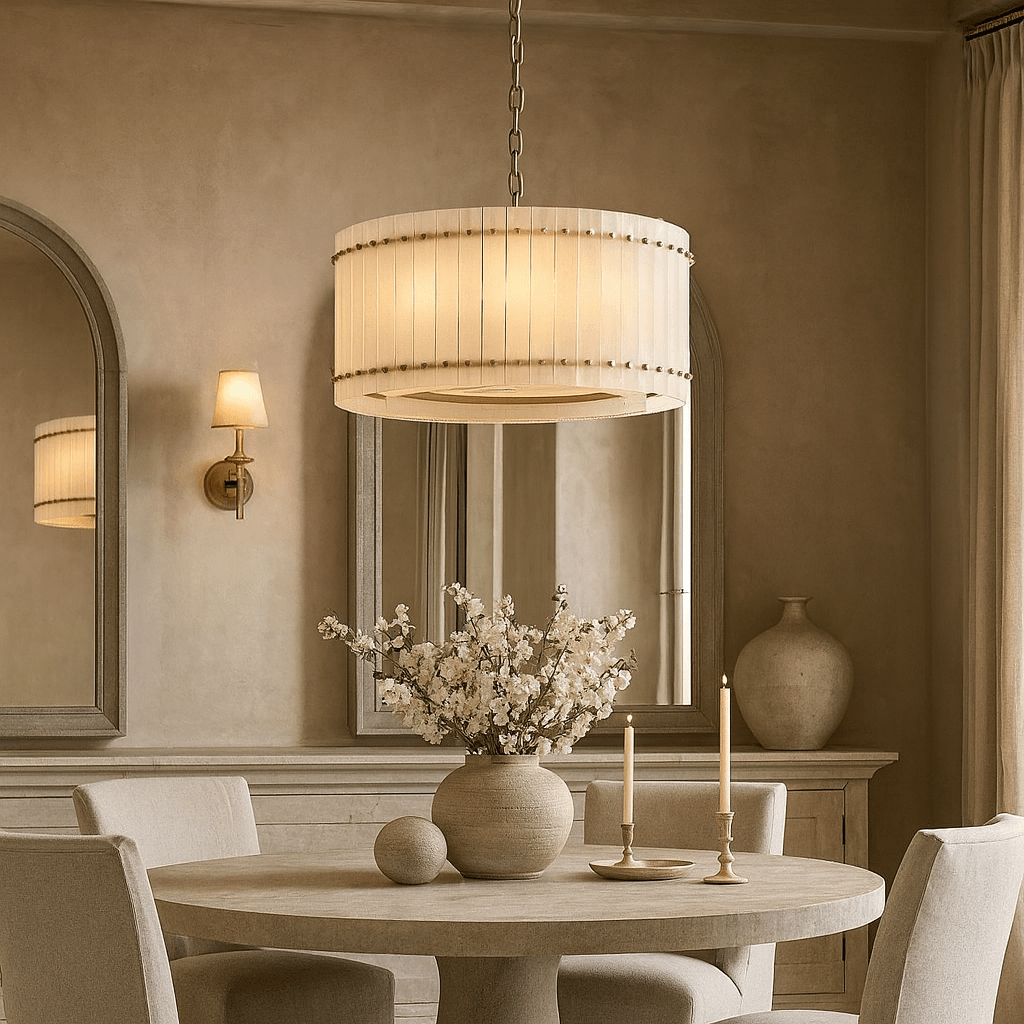 Valmont Marble Round Chandelier 24" Secondary image