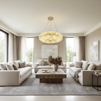 buyLeone Crystal Chandelier - Morsale