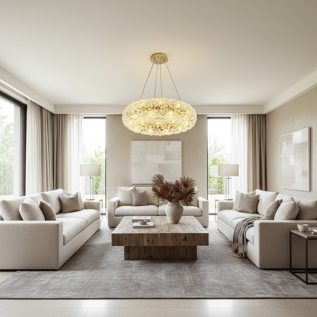 buyLeone Crystal Chandelier - Morsale