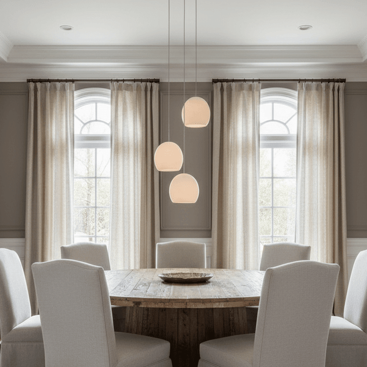 Auris 3-Light Marble Chandelier Secondary image