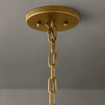 Brookhill 39-inch crystal chandelier in a modern interior