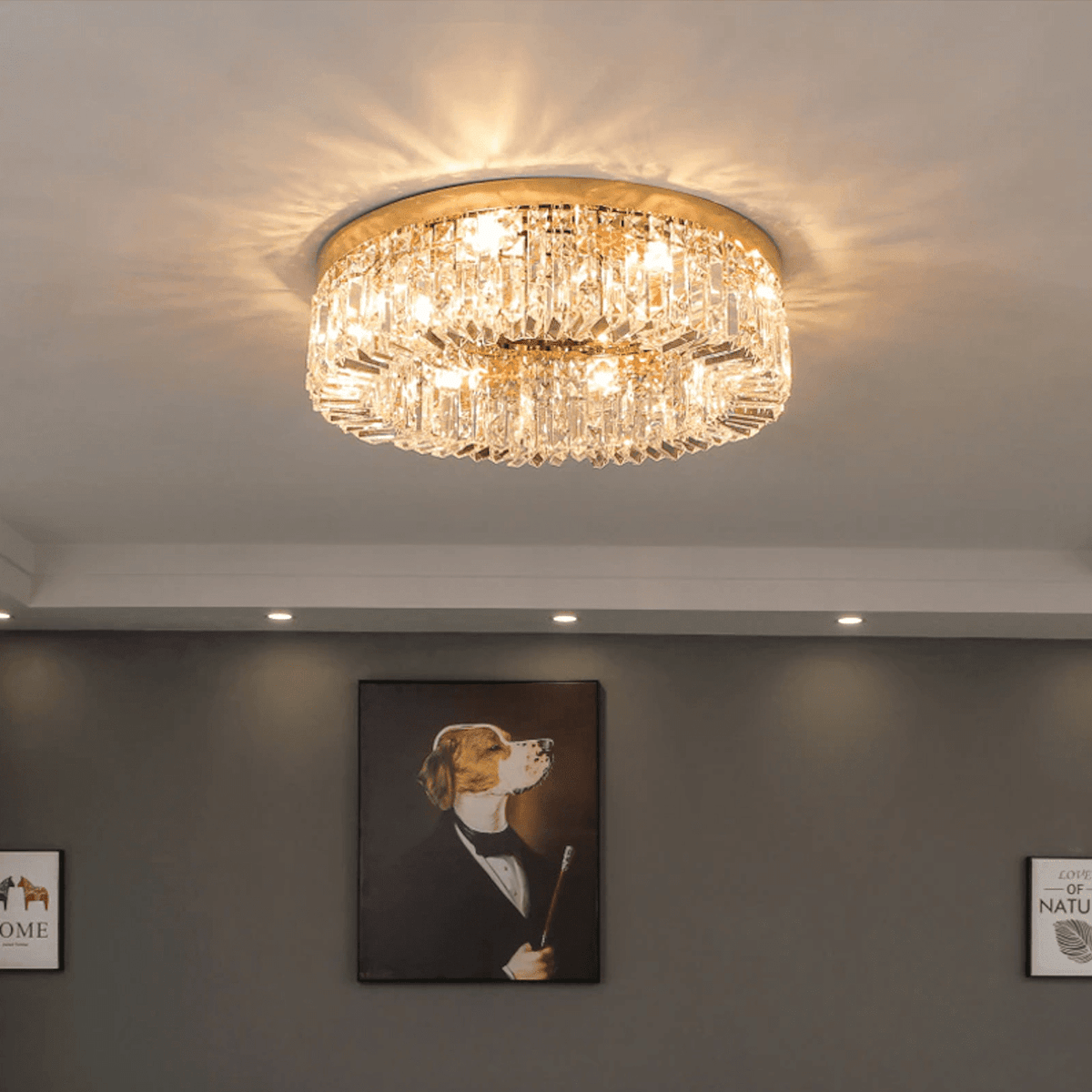 buySpecchio Crystal Flush Mount - Morsale Main image
