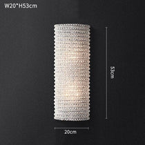 buyBergamo Crystal Wall Sconce - Morsale