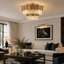 buyGio 4-Tier Flush Mount Crystal Chandelier - Morsale