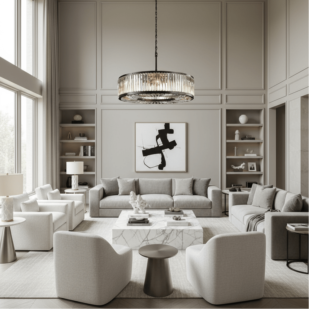 Gio Crystal Modern Chandelier Secondary image