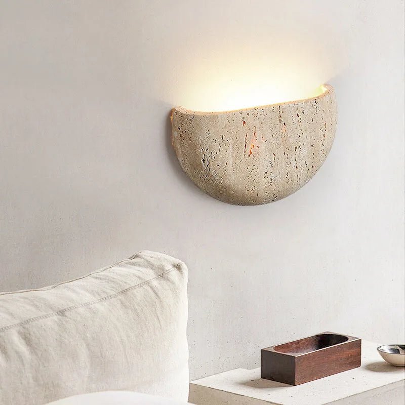 Lina Travertine Wall Light Secondary image