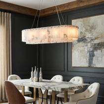 buyOakley Layered Marble Dining Room Chandelier - Morsale