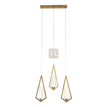 Geometric Crystal Drop Chandelier