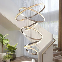 buyArgento Modern 6-Tier Crystal Ring Chandelier - Morsale