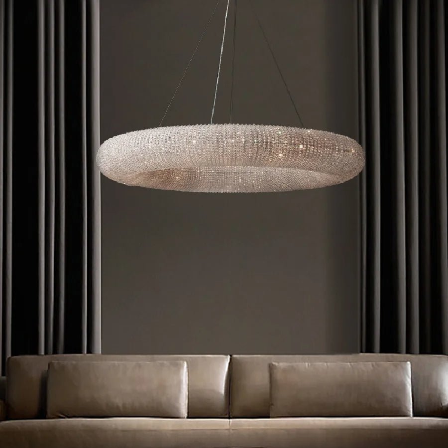 buyLucente Modern Crystal Ring Chandelier - Morsale Main image