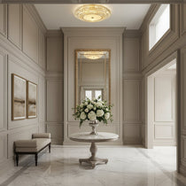 buyGio Crystal Flush Mount Chandelier - Morsale