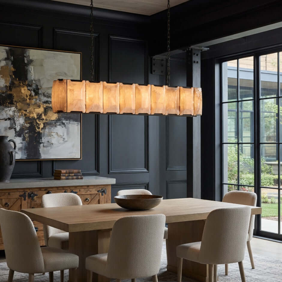 Brookhill 47" Calcite Linear Rectangular Chandelier Secondary image