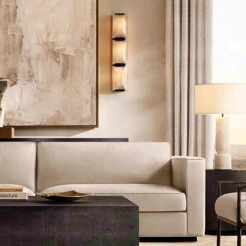 buyBrookhill 3-Light Calcite Wall Sconce - Morsale
